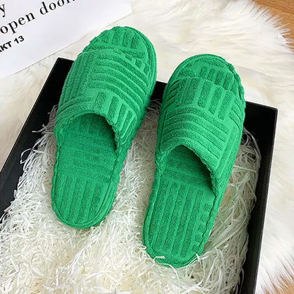 Plush Fuzzy Slippers for Home