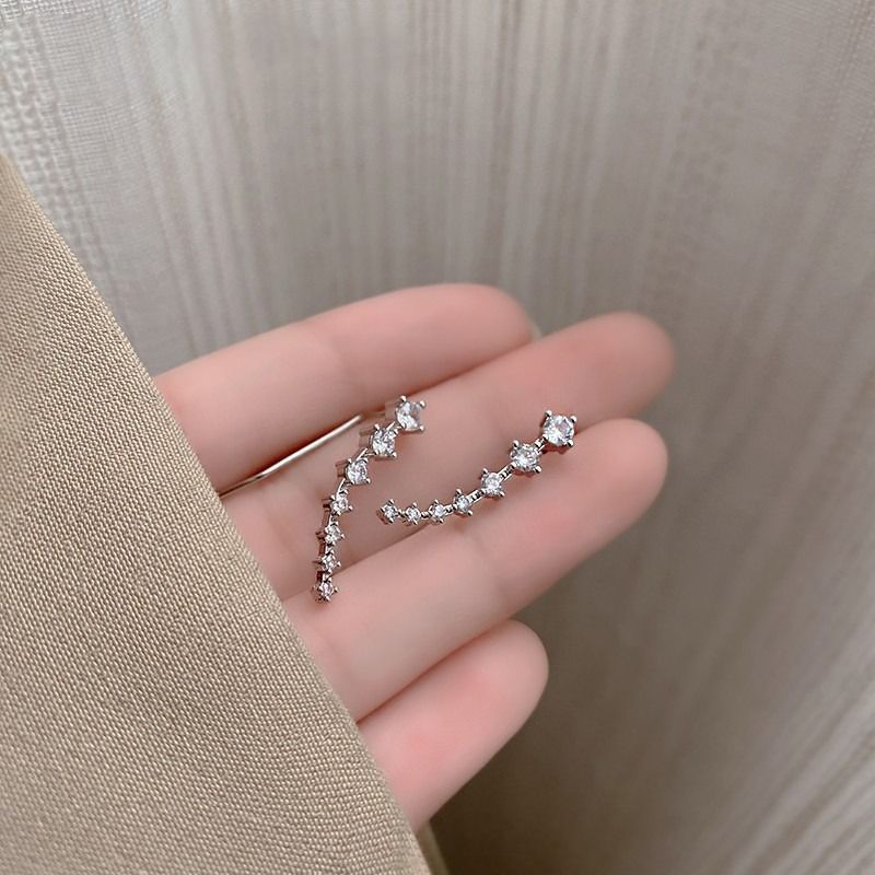 Luxurious Diamond Solitaire Earrings