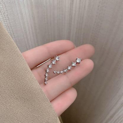 Luxurious Diamond Solitaire Earrings