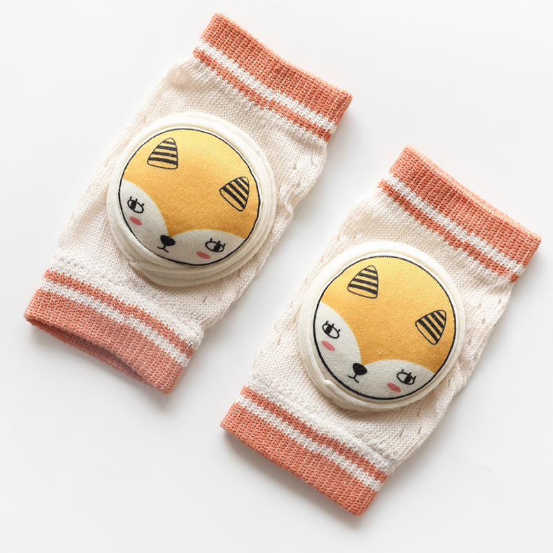 Soft Baby Crawling Kneepads with Grip Protection