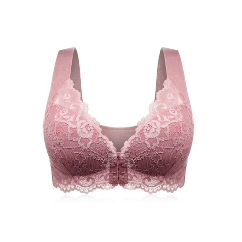 Delicate Lace Bra with Front Closure