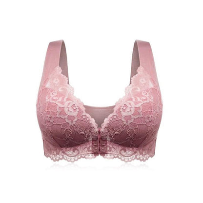 Delicate Lace Bra with Front Closure