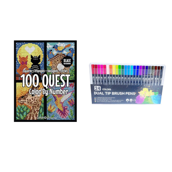 Fun Kids Coloring Book with Numbers and Learning