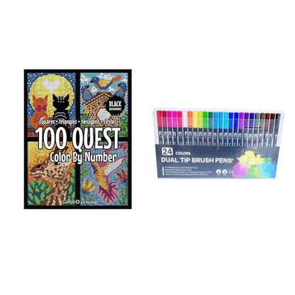 Fun Kids Coloring Book with Numbers and Learning