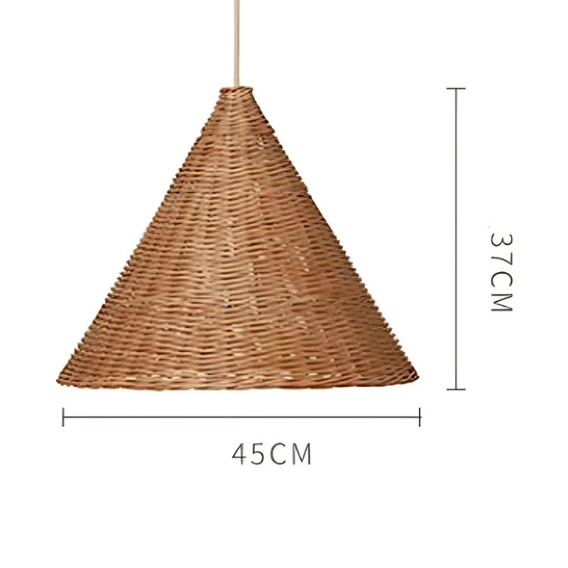 Natural Bamboo LED Hanging Light
