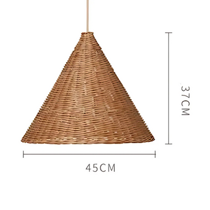Natural Bamboo LED Hanging Light