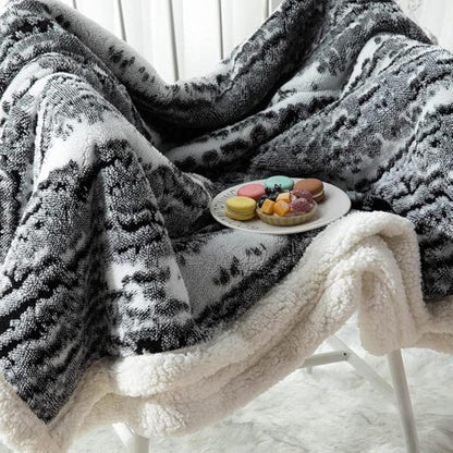 Plush Faux Fur Throw Blanket