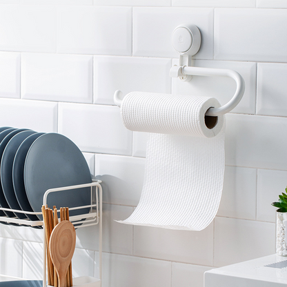 Easy Install Suction Toilet Paper Holder – Stainless Steel