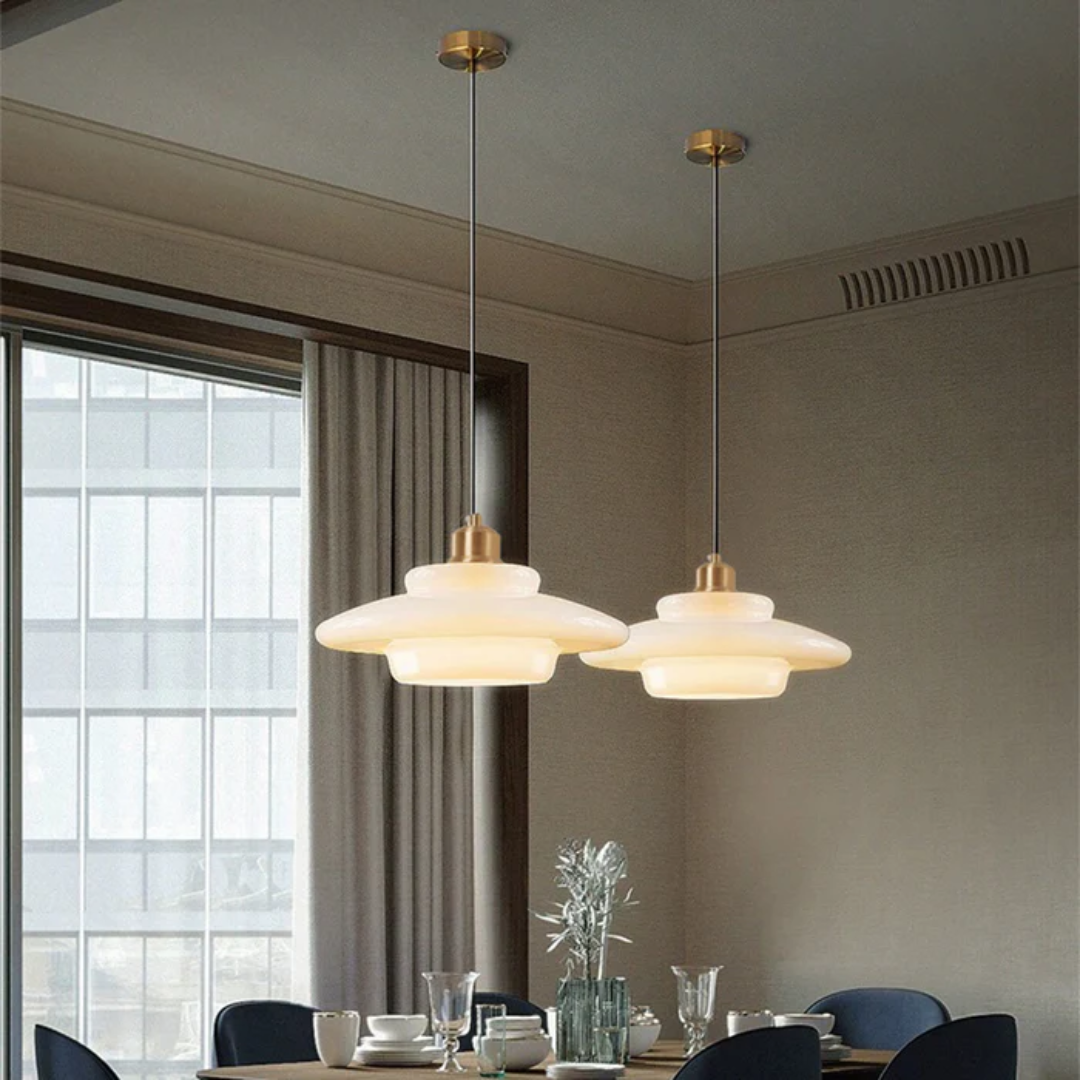 Elegant Clear Glass Hanging Light