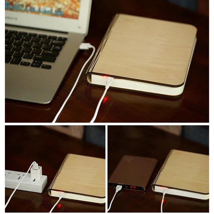 Compact LED Reading Light with Flexible Arm - Fesara