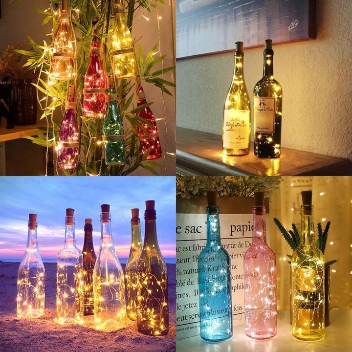 Gorgeous Glass Bottle Lamps