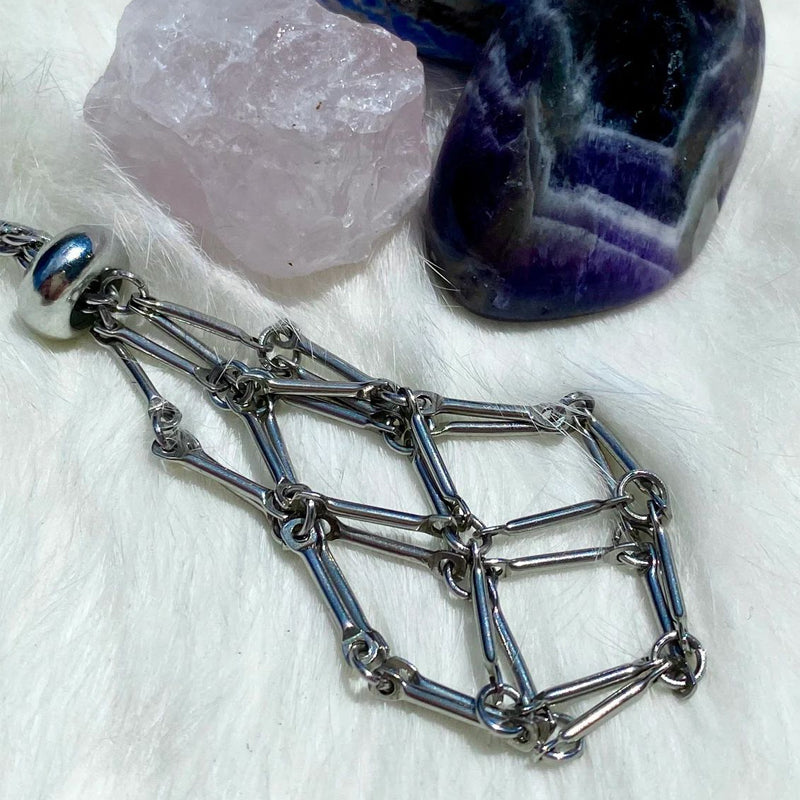 Sparkling Gemstone Crystal Pendant Necklace