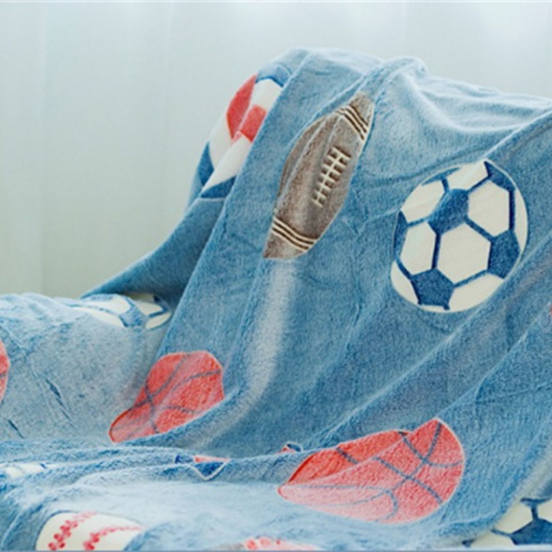 Bright Glow Kids Throw Blanket