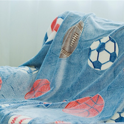 Bright Glow Kids Throw Blanket