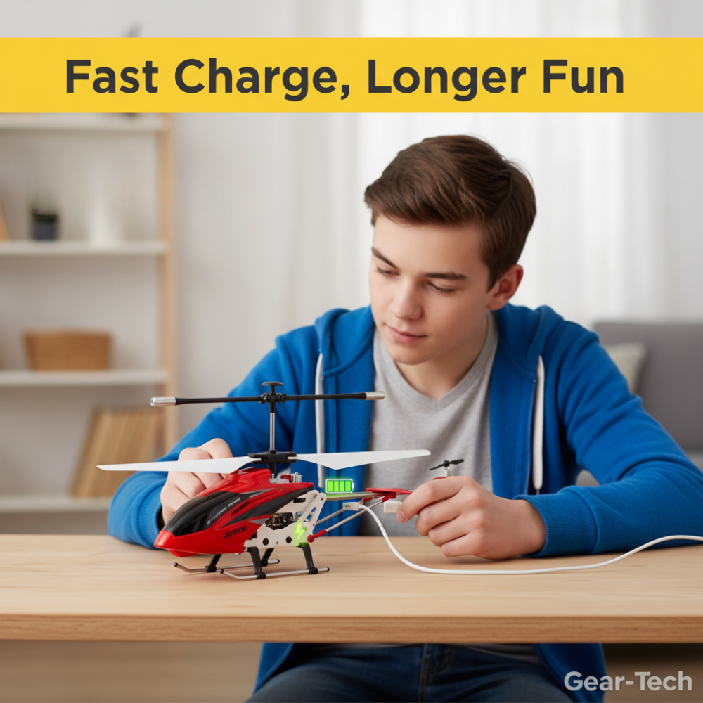 Tough Crash Proof RC Helicopter with LED Lights
