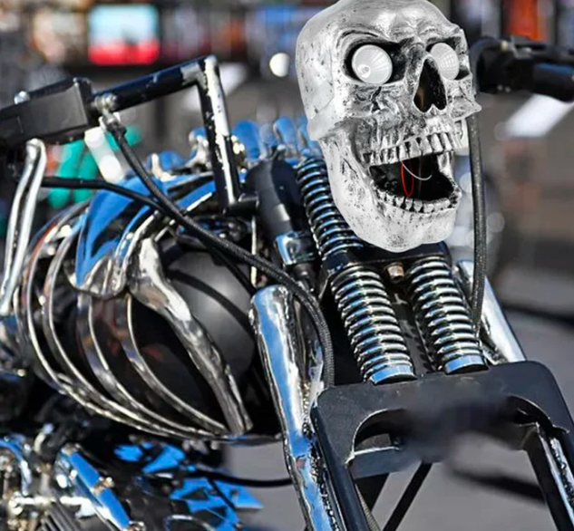 Bold LED Bike Skull Lamp