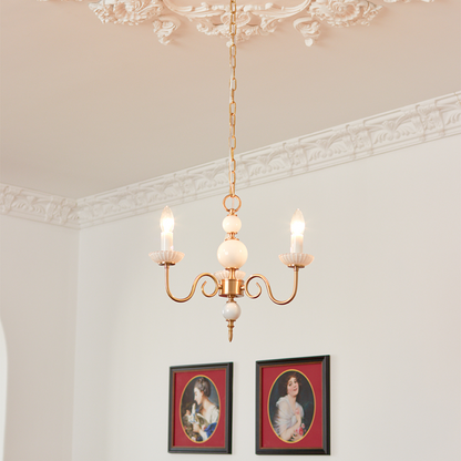 Sleek Chrome Hanging Light Fixture