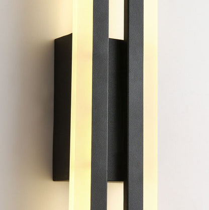 Slim LED Wall Light | Modern Iron Fixture | Adjustable Brightness