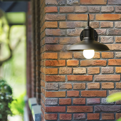 Vintage Brass Weatherproof Outdoor Wall Light