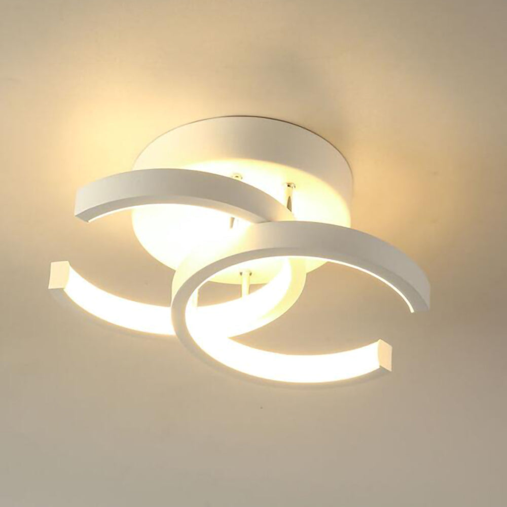 Modern Black LED Ceiling Lamp