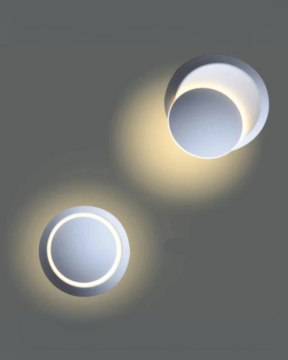 Stylish Wall Lamp with Round Glow Ambient Light