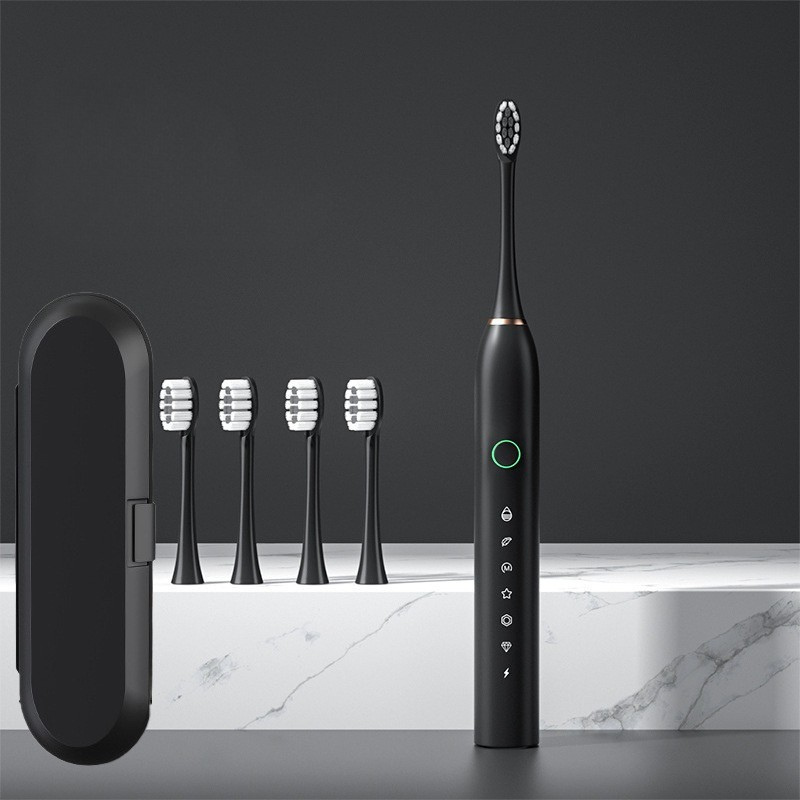 Electric Toothbrush with Replaceable Heads