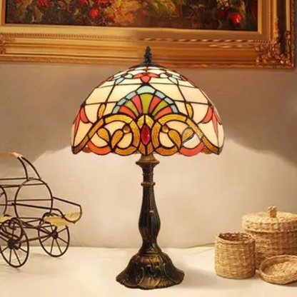 Stylish Rechargeable LED Tiffany Table Light