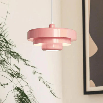 Rustic Metal Pendant Light - Classic Warm LED Lighting