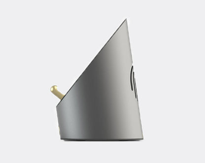 Compact Bluetooth Speaker with Clock and Phone Stand