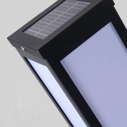 Contemporary Outdoor Solar Powered Garden Light