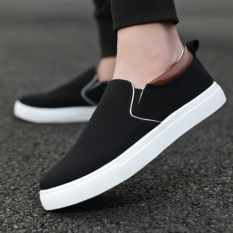 Casual Canvas Mens Slip On Shoes