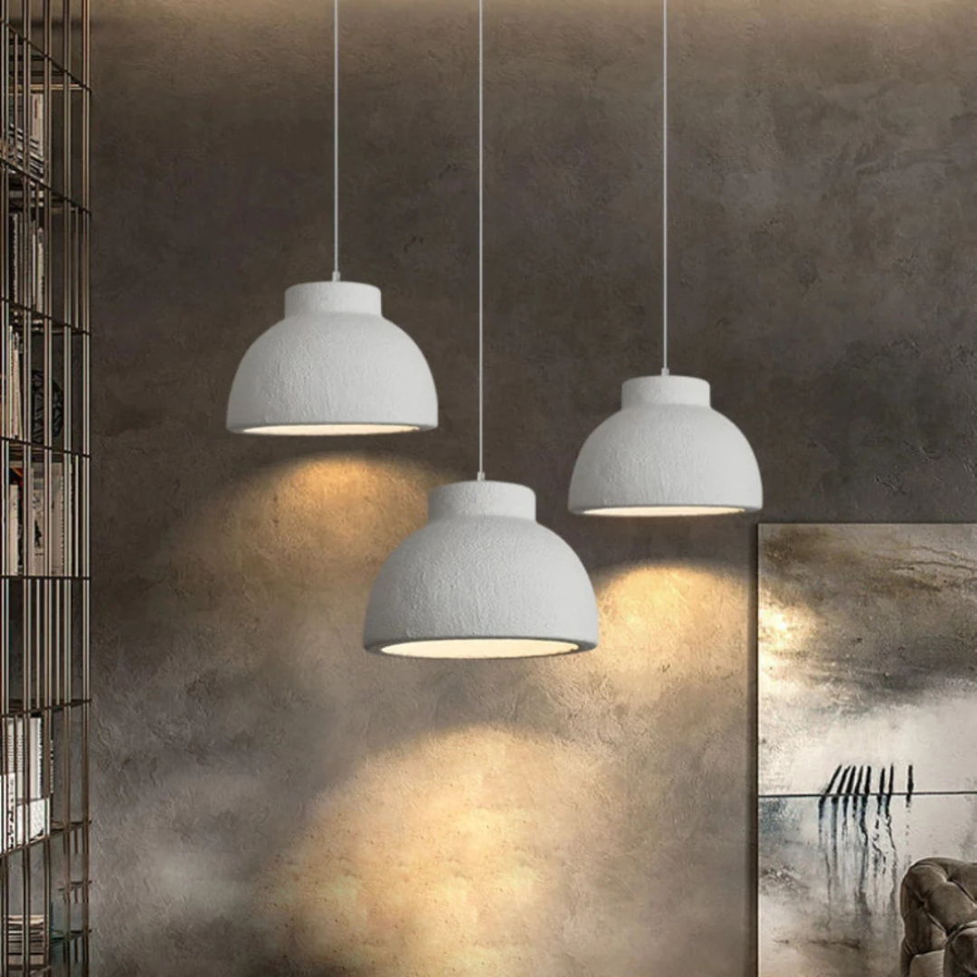 Simple White Pendant Ceiling Light