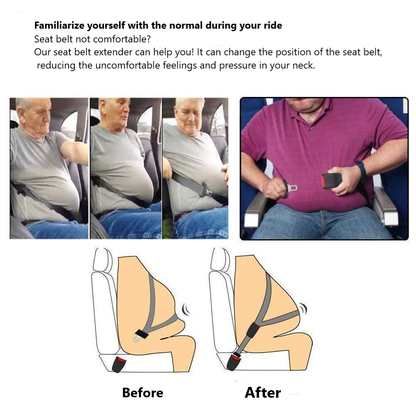 Durable Easy Fit Car Seat Belt Extender