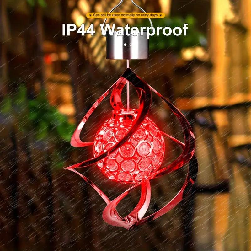 Outdoor Color Changing Solar Wind Chime Light