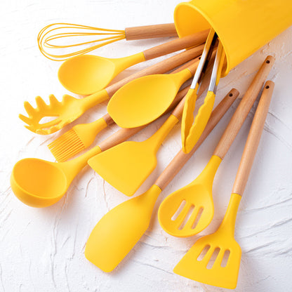 Premium 12-Piece Silicone Cooking Utensil Set