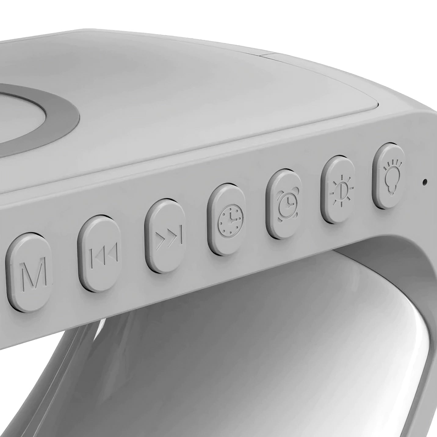Smart Alarm Clock Radio with USB Charger