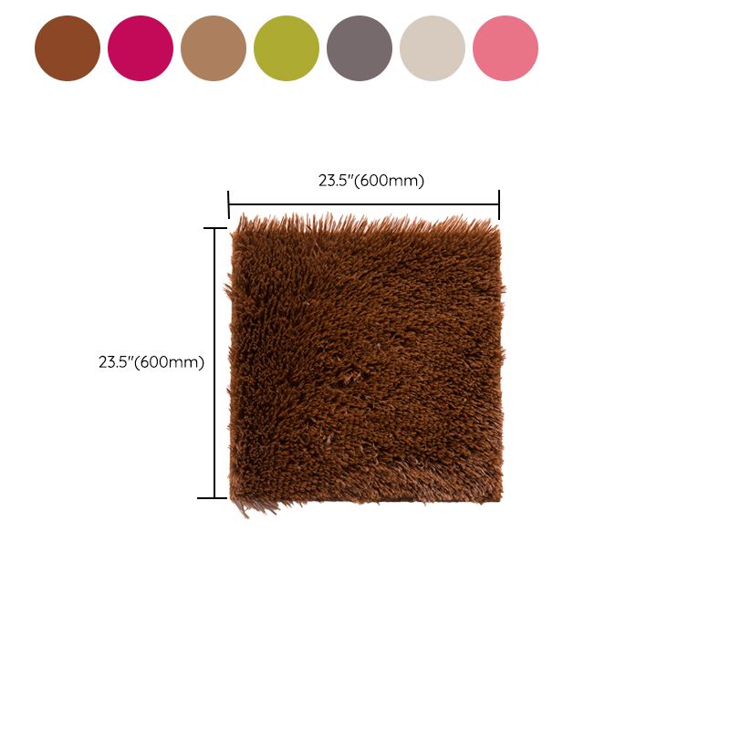 Plush Bedroom Carpet Squares Durable Stain Resistant Floor Tiles - Fesara
