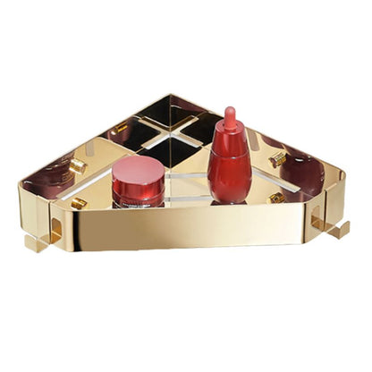 Stylish 3-Piece Stainless Steel Bathroom Shelf Set