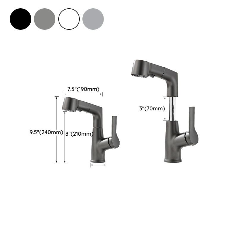Luxury Brass Bathroom Faucet Pull Down Kitchen Sink Mixer