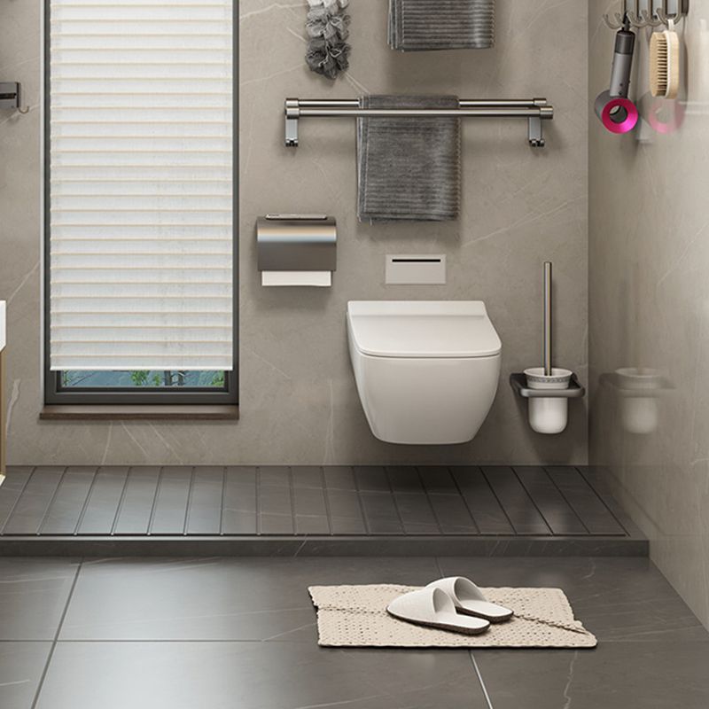 Modern Grey Aluminum Bathroom Set