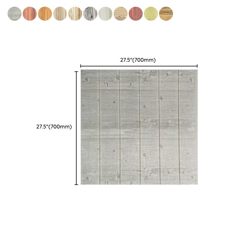 Decorative Metal Wall Panels Wood Grain Ceiling Tiles Set