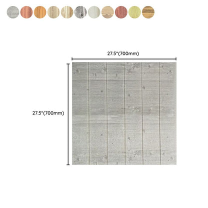 Decorative Metal Wall Panels Wood Grain Ceiling Tiles Set