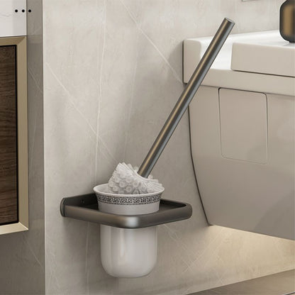 Modern Grey Aluminum Bathroom Set