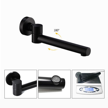 Commercial 2-Handle Wall Mount Bathroom Sink Faucet