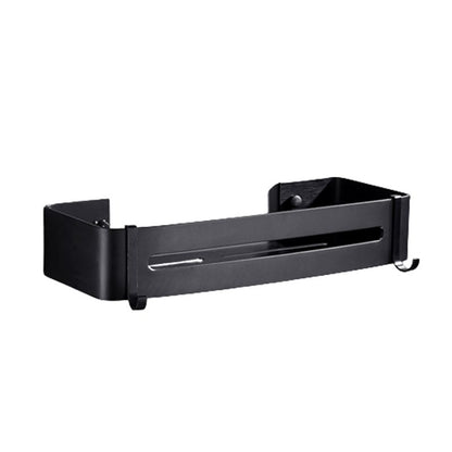 Sleek Black Bathroom Storage Set, 3 Piece Shelf