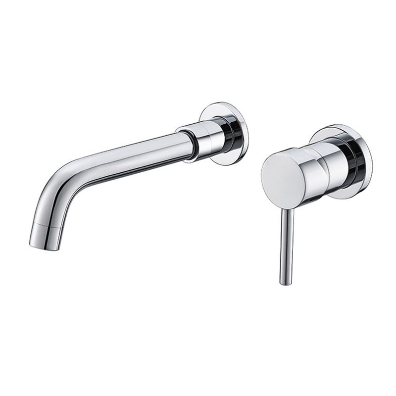 Commercial 2-Handle Wall Mount Bathroom Sink Faucet