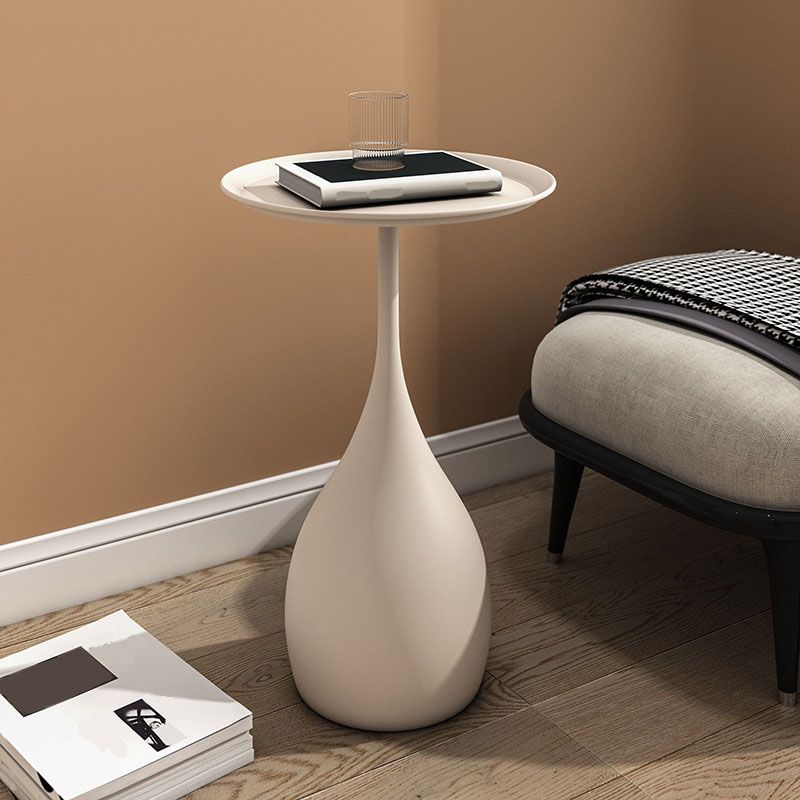 Classic Round Metal End Table