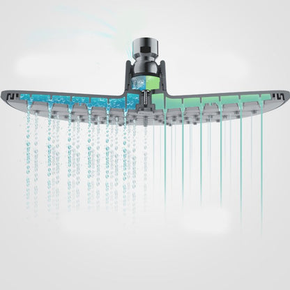 Luxury Chrome Shower Head Set Round Fixed Bathroom Fixture