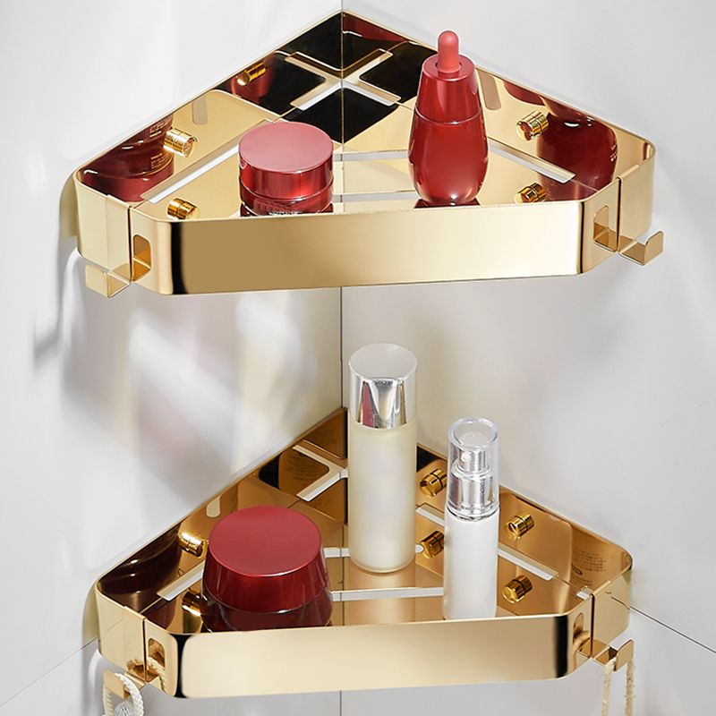 Stylish 3-Piece Stainless Steel Bathroom Shelf Set