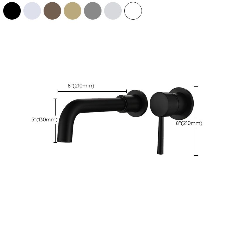 Commercial 2-Handle Wall Mount Bathroom Sink Faucet